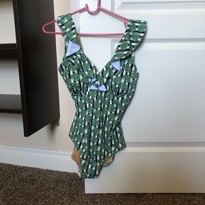 One piece bathing suit